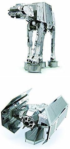Two Star Wars Machines Ships in Nanopuzzles - AT-ST Walker and TIE Fighter
