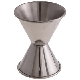 Stanton Trading 121 1-Ounce by 1-1 2-Ounce Double Jigger, Stainless Steel