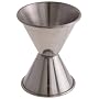 Stanton Trading 121 1-Ounce by 1-1/2-Ounce Double Jigger, Stainless Steel