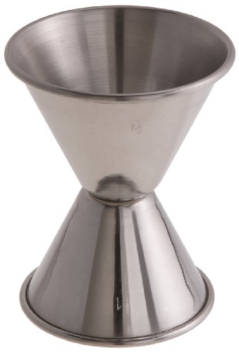 Stanton Trading 121 1-Ounce by 1-1/2-Ounce Double Jigger, Stainless Steel
