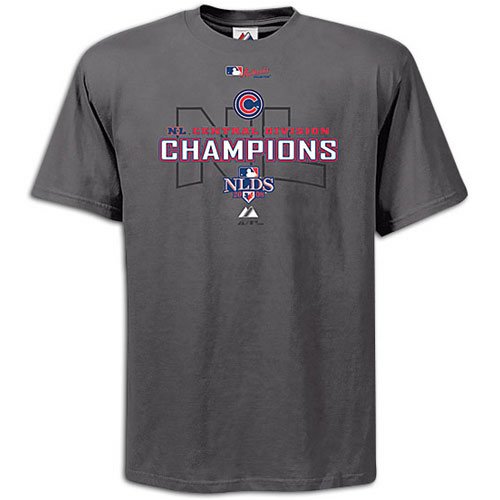 Buy Chicago Cubs 2008 NL Central Division Champions Authentic Collection T-Shirt by Lee Sport