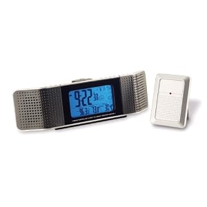Maverick R-495 Color-Coded LCD Weather Station and AM FM Stereo Radio with Alarm and...