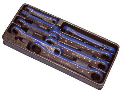  Hergestellt für DEMA Ratschen-Set 8 teilig für Werkstattwagen