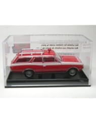 Toy: HO Scale 1966-1971 Opel Rekord C CarAVan Station Wagon - Assembled -- Fire Department (German Lettering) - Brekina