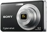 Sony Cyber-shot DSC-W190B Digitalkamera (12 Megapixel, 3-fach opt. Zoom, 6,9 cm (2,7 Zoll) Display und Smile Shutter) schwarz