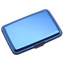 Aluma Wallet Credit Card Holder RFID Blocking - Blue Color