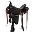 16" Hard Seat Flex Tree Trail & Pleasure Saddle 4148