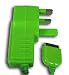 iPod UK Mains Charger - Green