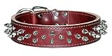 1 1/2 Df Full Spiked Latigo Collar