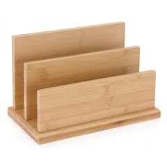 Edle BAMBUS Briefhalter - Papierhalter - Briefablage - Briefkorb - Ablagefach - Organizier - Ablagekorb - 23 x 13 x 13 (