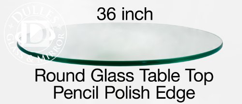 Glass Table Top: 36 Tempered Glass