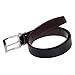 Calvin Klein Mens Smooth Leather Reversible Belt (Black/Brown)