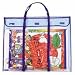 Carson-Dellosa Publishing CD-5638 Clear Vinyl Bulletin Board Decorations Storage Bag with Carry Handles, 30x24