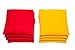 Weather Resistant Cornhole Bags (Set of 8) by SC Cornhole (Red/Yellow)
