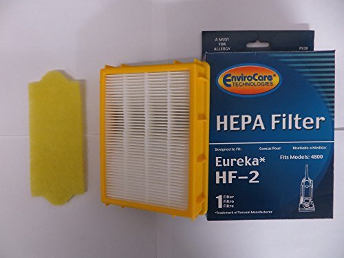 EnviroCare Replacement Filter Set Designed To Fit Eureka Boss Vacuum, 1 70082 Foam Filter and 1 HF-2 HEPA Filter