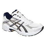 ASICS Men’s GEL-Strike 2 Running Shoe,White/Navy/Gold,11.5 D US Reviews