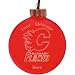 Calgary Flames 4 Laser-Etched Holiday Tree Ornament - NHL Hockey