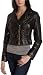 Big Chill Women's Big Chill- Faux Leather Moto Jacket,Gold Dusted Black,Large