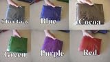 Silk & poly blend Sleeping Bag Liner – Red