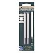 Monteverde Recharge pour rollerball compatible Mont Blanc Encre noire Pointe moyenne Lot de 2 (Import Royaume Uni)