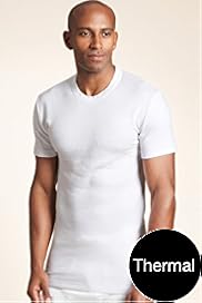 Short Sleeve Ribbed Thermal Vest