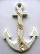 Large Anchor Wall Plaque Nautical Beach Tropical Decor - 18" Tall 12.5" Wide