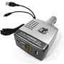 Pro Series Car Travel Power Adapter / Charger Features USB port & Standard 110v outlet w/ bonus cables for all Micro and Mini USB compatible devices (DC to AC Converter) A Portable Wall Socket for Laptop Computers and Portable DVD Players, iPods, iPhone, and Blackberry
