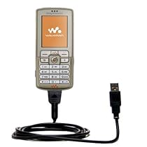 Classic Straight USB Cable for the Sony Ericsson W700i with Power Hot Sync and Charge capabilities - Gomadic Brand w/ TipExchange Technology
