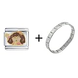 Cabbage Patch Kids Cowgirl Italian Charm Bracelet