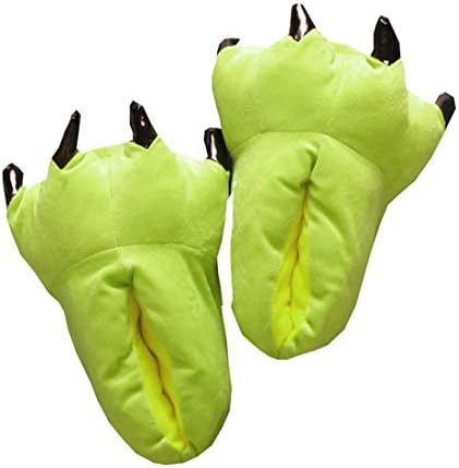 Plush Dinosaur Paw Claw Cartoon Coral Velvet Skid Thicken Flip Flop Slipper PAW