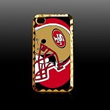 San Francisco 49ers Printing Golden Case Cover for Iphone 4 4s Iphone4 Fits At&t Sprint Verizon