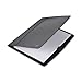 Wilson Jones Padfolio/Sorter, Polypropylene, Clear Tab Dividers, Black (55764)