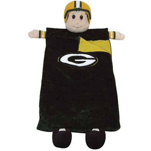 SC Sports Green Bay Packers Plush Mascot Sleeping Bag
