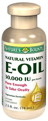 Nature's Bounty Vitamin E-Oil, Natural, 2.5 oz.