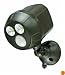 Mr Beams MB390 300-Lumen Weatherproof Wireless Battery Powered LED Ultra Bright Spotlight with Motion Sensor, Brown