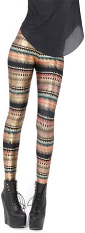 Yikanul Women's Fashion Digital Print Nairobi Pattern Sexy Leggings