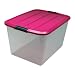 60 Quart Box - Clear/Ravish/Navy by Iris