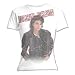Michael Jackson Bad Album Self-faded Juniors T-shirt