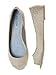 Women's PARK AVENUE Lace Peep Toe Ballet Flats by Dessy