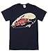 Led Zeppelin Legends Union Jack Logo Adult T-Shirt - Navy (XXX-Large)
