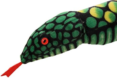 Lanshowed 110" Long Stuffed Boa Snake Soft Plush Serpent