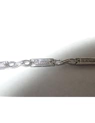 Sterling Silver Diamond Bracelet