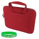 NOn-OEM Amazon Kindle DX 9.7 Tote Neorpene Sleeve Case - Red