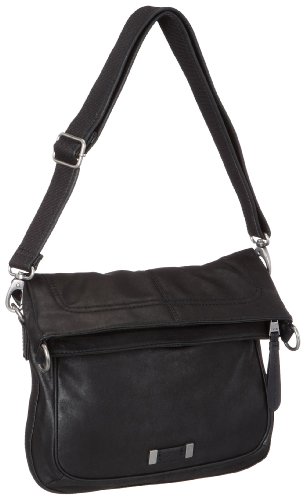 ESPRIT Abby A15016, Damen Umh&auml;ngetasche, Schwarz, (black 001), 38X33X2,5