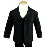 Wedding Formal Boy Black Suit Sizes Baby to Teen