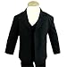 Wedding Formal Boy Black Suit Sizes Baby to Teen