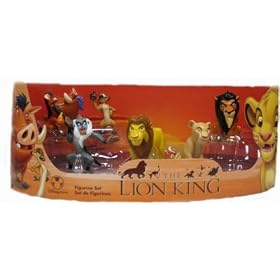 Disney Lion King Figurine Set with Simba by Disney