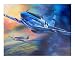 P-51 Mustang snd Me-109 Transportation Giclee Poster Print by jack connelly, 20x16