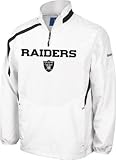 Oakland Raiders White 2009 Sideline Throttle Hot Jacket - X-Large