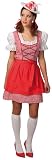 Rubies 1 3548/009 40 - Kost�m Dirndl Gr��e 40, rot